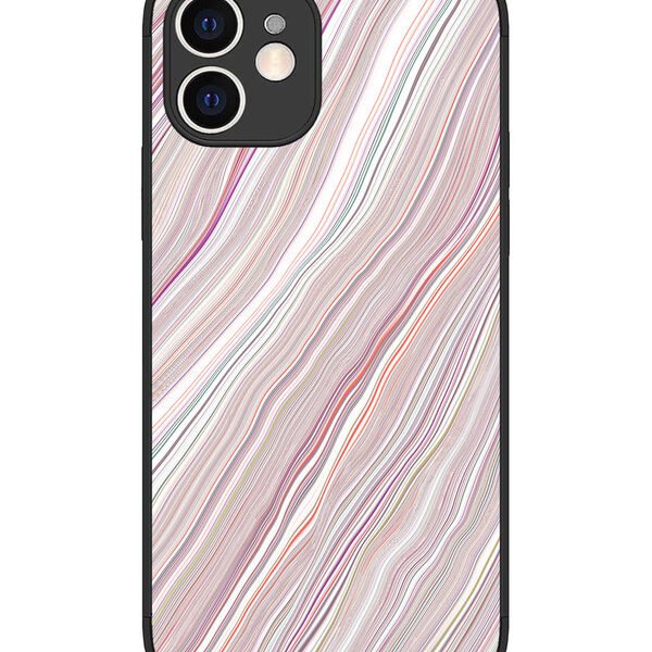 iPhone 12 | 2D Metal | Ivory Marble | LC075