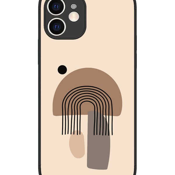 iPhone 12 | 2D Metal | Mushroom Illustration | LC075