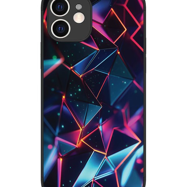 iPhone 12 | 2D Metal | 3D Abstract Polygon | LC075