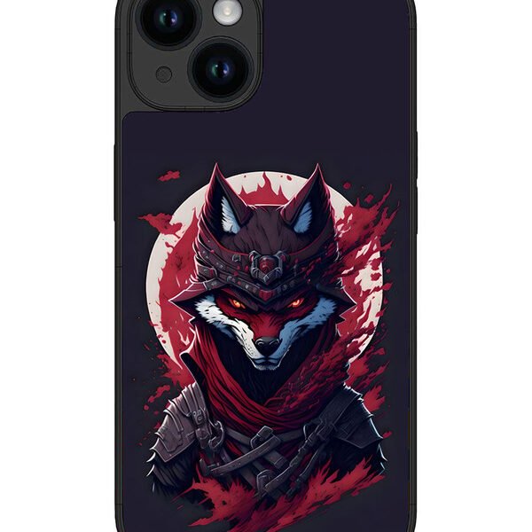 Iphone 14 | 2D Metal | Red Bloody Fox | LC301