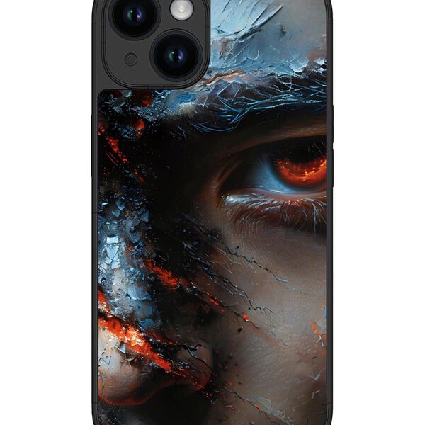 Iphone 15 | 2D Metal | Red-Eyed Warrior | LC076