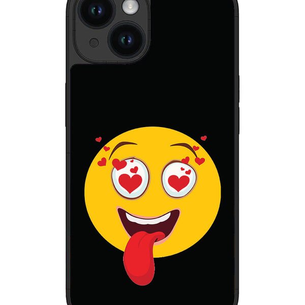 Iphone 15 | 2D Metal | Lovely Smiley | LC076
