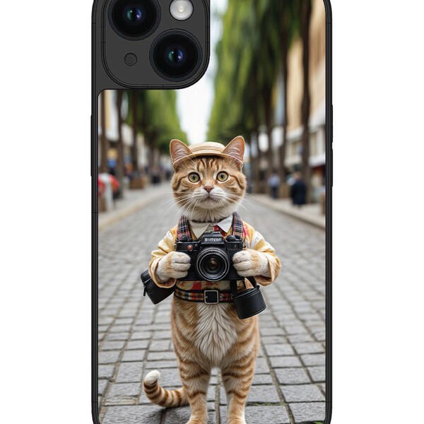Iphone 15 | 2D Metal | Cat As Cameraman | LC076