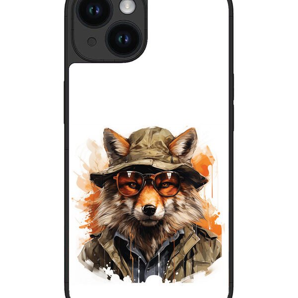 Iphone 15 | 2D Metal | Zoology Fox | LC076