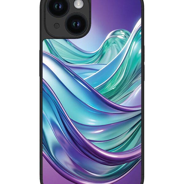 Iphone 15 | 2D Metal | Mystic Purple Wave | LC076