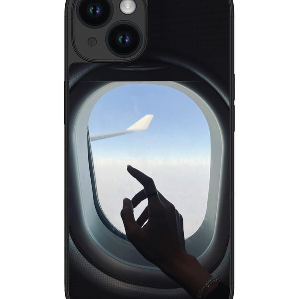 Iphone 15 | 2D Metal | Airplane Window | LC076