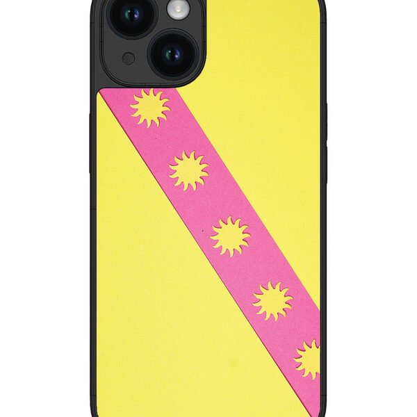 Iphone 15 | 2D Metal | Pick Strip On Yellow Colour | LC076