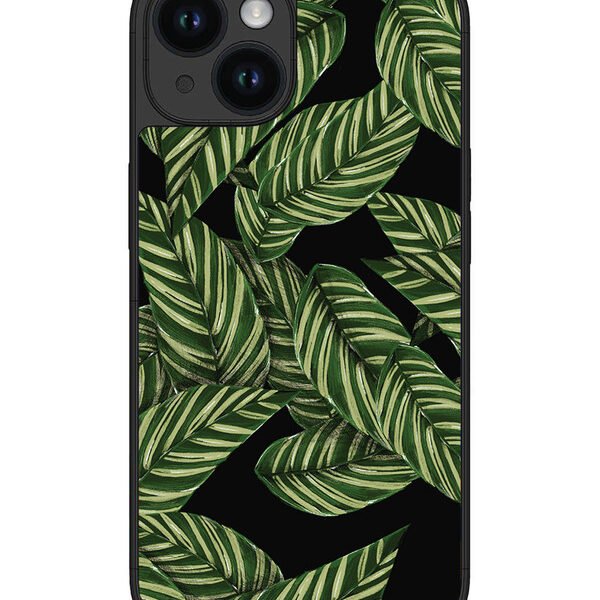 Iphone 15 | 2D Metal | Leafs Pattern | LC076