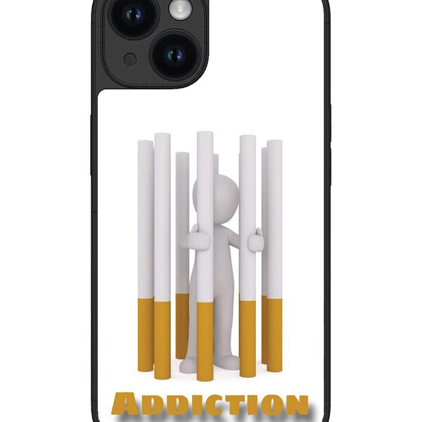 Iphone 15 | 2D Metal | Smocking Addiction | LC076