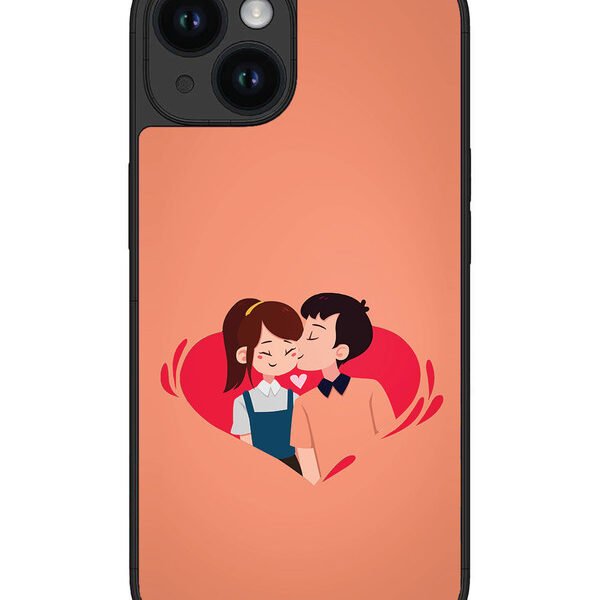 Iphone 15 | 2D Metal | Love Birds | LC076