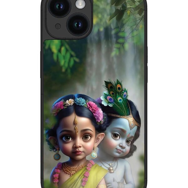 Iphone 14 | 2D Metal | Baal Radhe Krishna | LC301