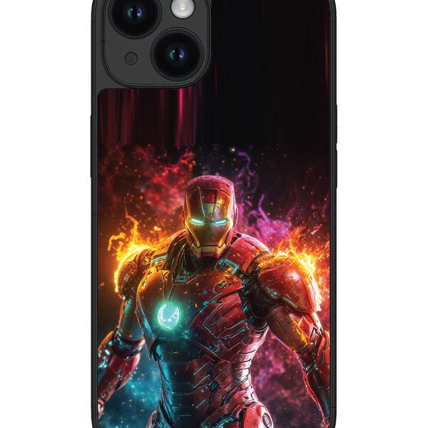 Iphone 15 | 2D Metal | Iron-Man-Marvel-Superhero | LC076