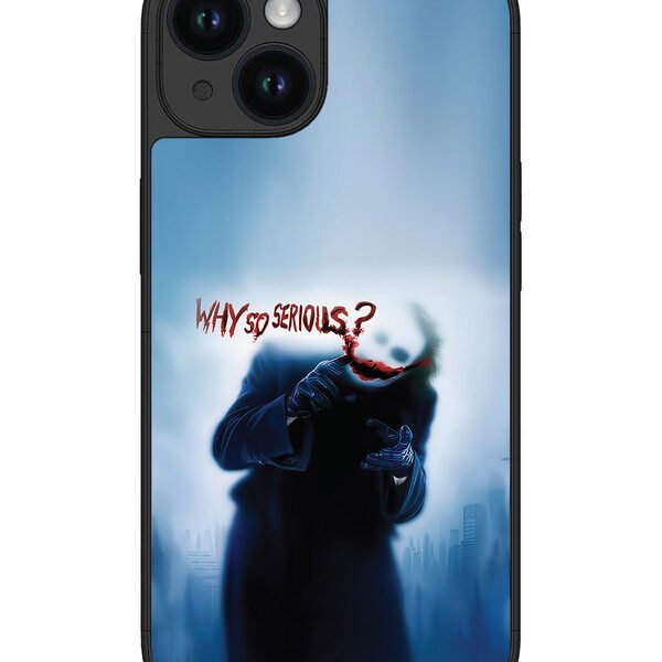 Iphone 15 | 2D Metal | Joker-Why-So-Serious-Heath-Ledger | LC076