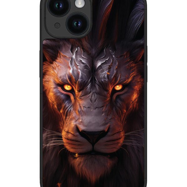 Iphone 15 | 2D Metal | Lion-Animal | LC076