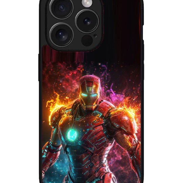 Iphone 15 Pro Max | 2D Metal | Iron-Man-Marvel-Superhero | LC077
