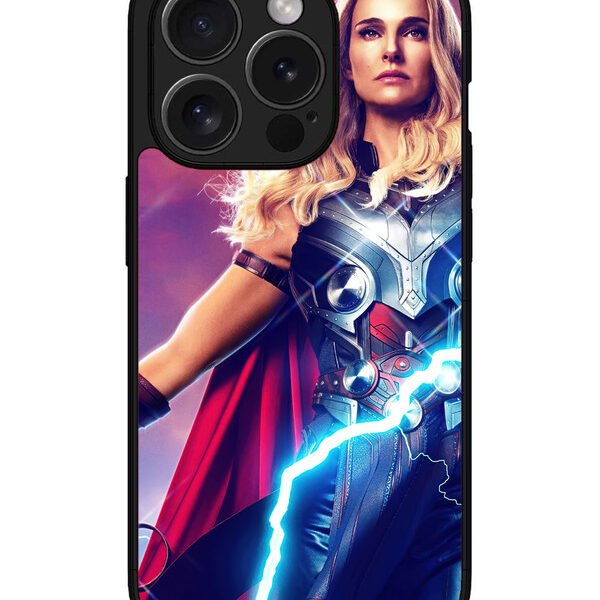 Iphone 15 Pro | 2D Metal | Jane-Foster-Thor-Love-And-Thunder-Poster | LC068