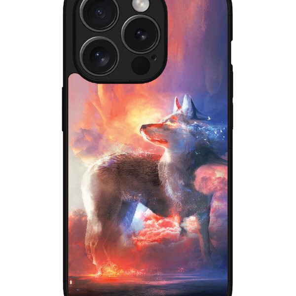 Iphone 15 Pro Max | 2D Metal | Wolf-Fantasy-Animal | LC077
