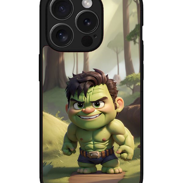 Iphone 15 Pro | 2D Metal | Cute Baby Hulk | LC068