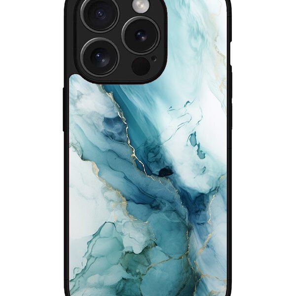 Iphone 15 Pro | 2D Metal | Oceanic Marble | LC068