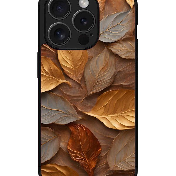 Iphone 15 Pro Max | 2D Metal | Dry Leaves | LC077