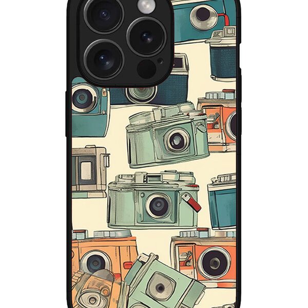 Iphone 15 Pro | 2D Metal | Retro Cameras | LC068