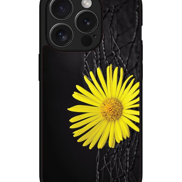 Iphone 15 Pro | 2D Metal | Sunflower On Fansing | LC068