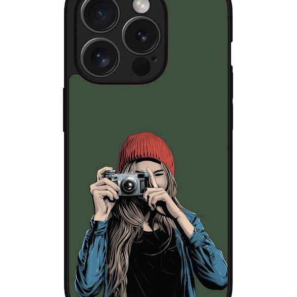 Iphone 15 Pro | 2D Metal | Camera Girl | LC068