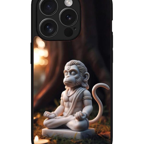 Iphone 15 Pro Max | 2D Metal | Baby Hanuman Statue | LC077