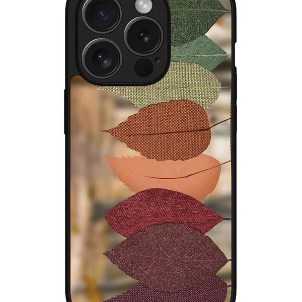 Iphone 15 Pro Max | 2D Metal | Fabric Leafs | LC077