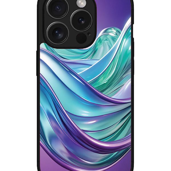 Iphone 15 Pro Max | 2D Metal | Mystic Purple Wave | LC077