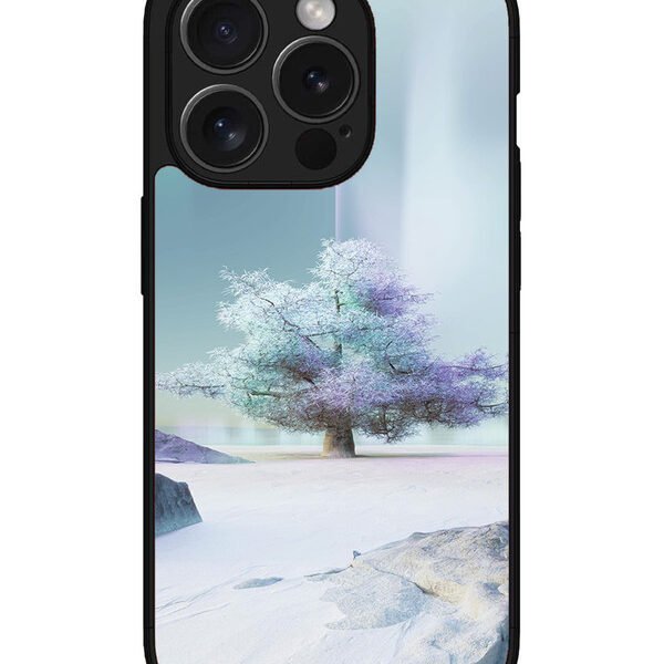 Iphone 15 Pro Max | 2D Metal | Tree On Lceland | LC077