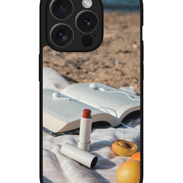 Iphone 15 Pro Max | 2D Metal | Lipstick & Book | LC077