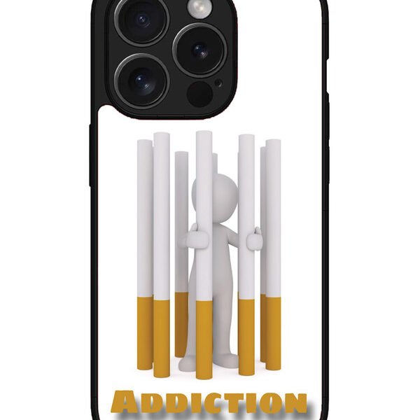 Iphone 15 Pro Max | 2D Metal | Smocking Addiction | LC077