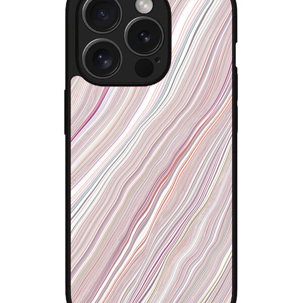 Iphone 15 Pro | 2D Metal | Ivory Marble | LC068