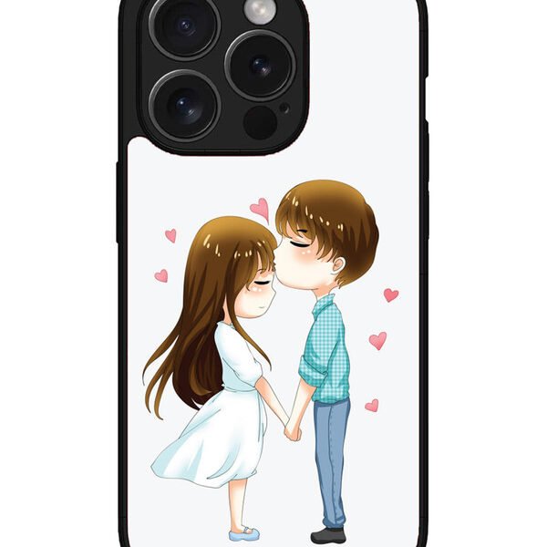 Iphone 15 Pro Max | 2D Metal | Cute Little Couple | LC077