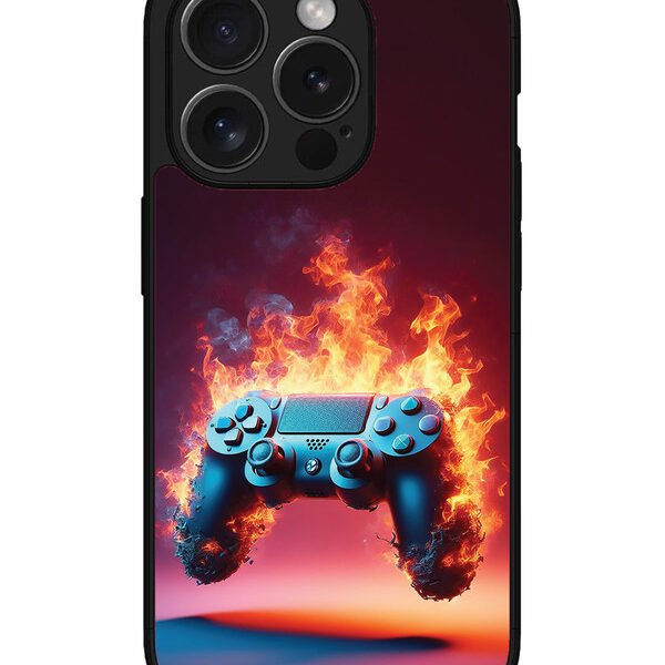 Iphone 15 Pro Max | 2D Metal | Console On Fire | LC077