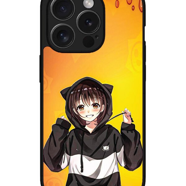 Iphone 15 Pro Max | 2D Metal | Anime Bad Girl | LC077