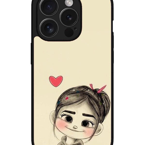 Iphone 15 Pro Max | 2D Metal | Cute Girl Looking At You | LC077