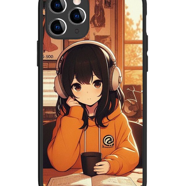 iPhone 11 Pro | 2D Metal | Cute Girl listening Music | LC081