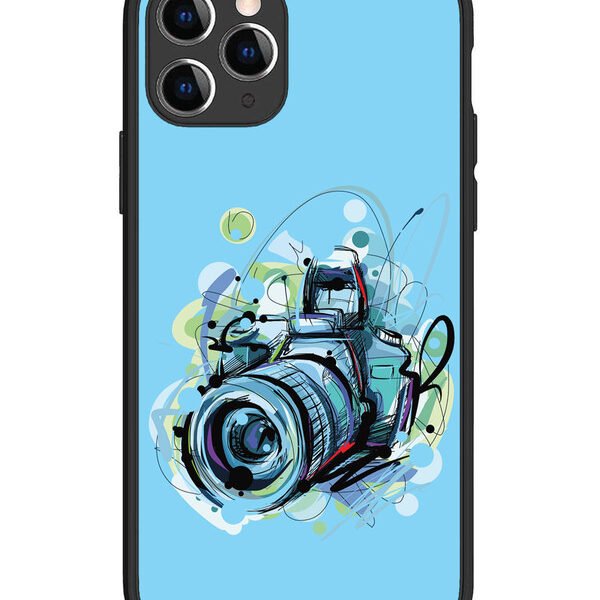 iPhone 11 Pro | 2D Metal | Camera Blue Background | LC081