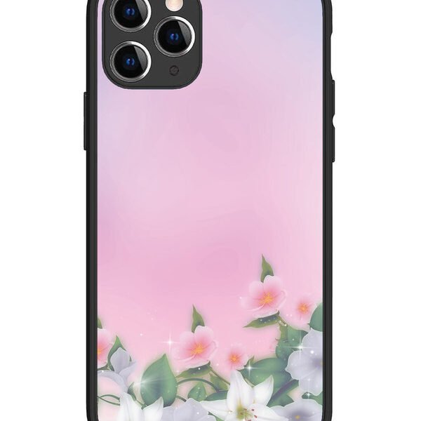iPhone 11 Pro | 2D Metal | Pink Floral Elegance | LC081