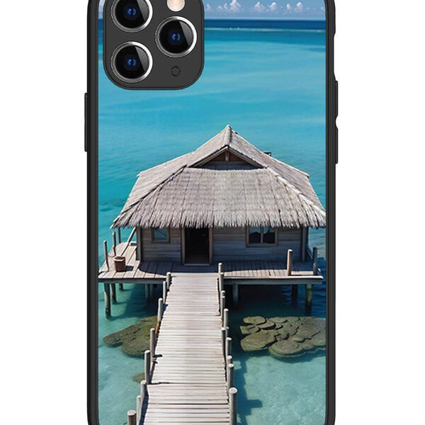 iPhone 11 Pro | 2D Metal | Beach hut | LC081