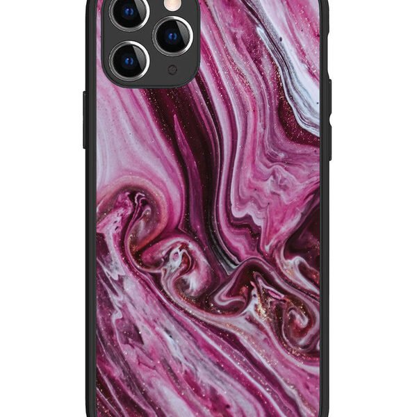 iPhone 11 Pro | 2D Metal | Pink Flood Marble | LC081