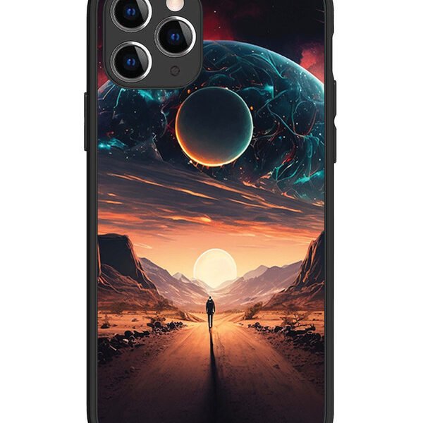 iPhone 11 Pro | 2D Metal | Sunset with space scene | LC081