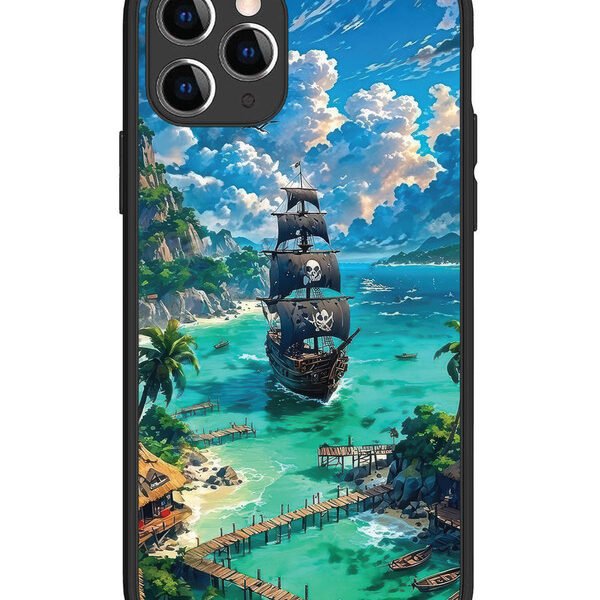 iPhone 11 Pro | 2D Metal | Pirate Ship Island | LC081