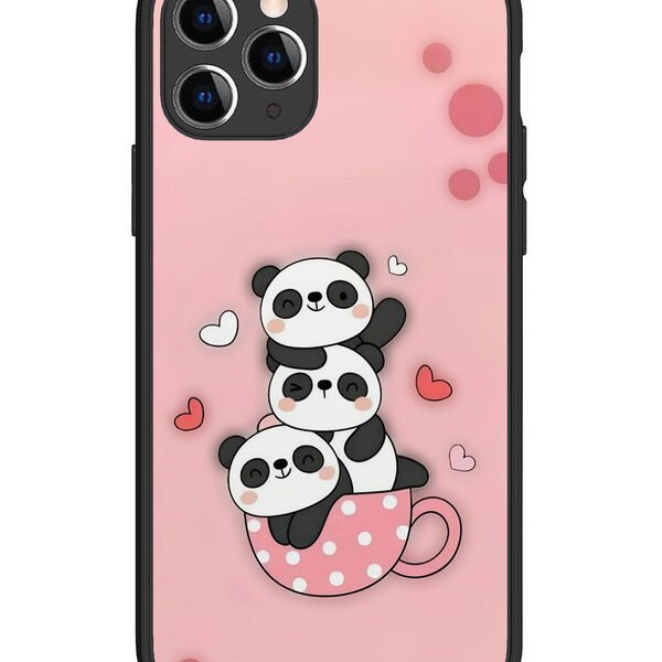 iPhone 11 Pro | 2D Metal | Cute Panda | LC081