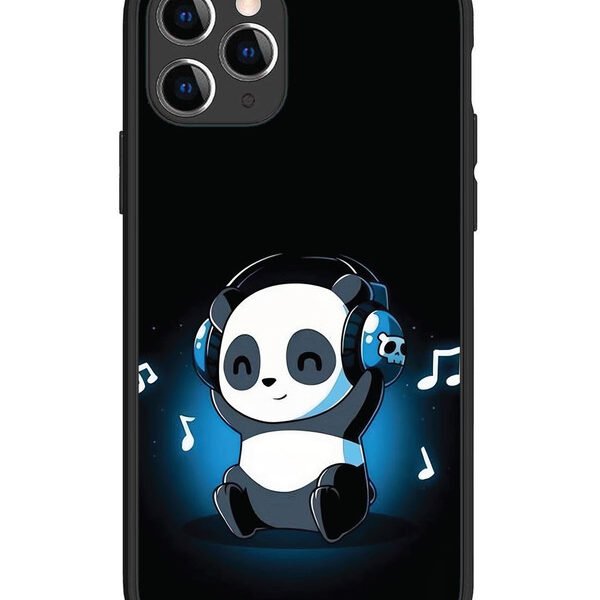 iPhone 11 Pro | 2D Metal | Panda Listening Music | LC081