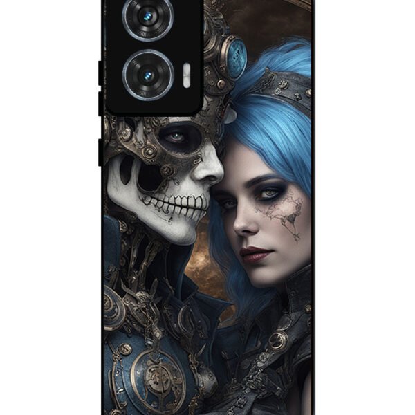 Motorola Moto G85 | 2D Metal | Skeleton & Devil Girl | LC298