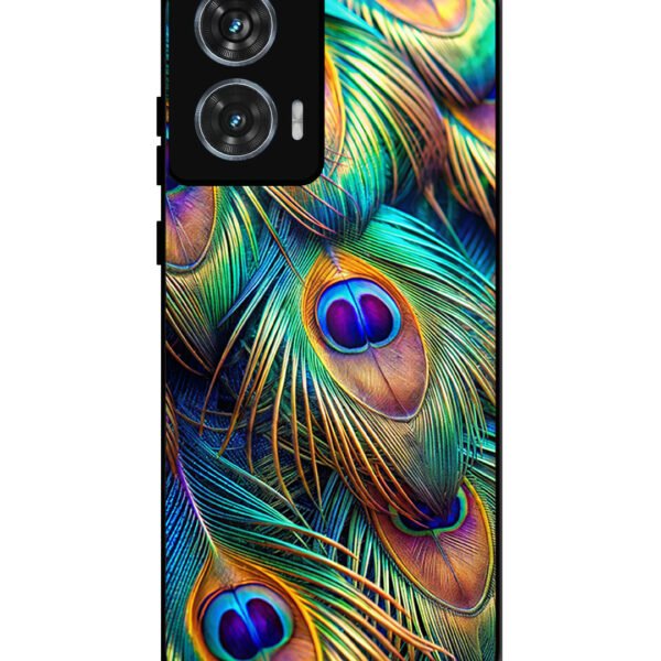 Motorola Moto G85 | 2D Metal | peacock feather | LC298