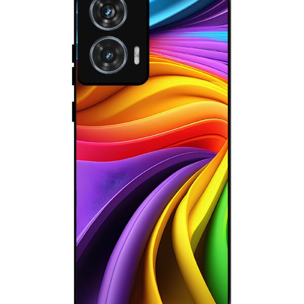 Motorola Moto G85 | 2D Metal | Rainbow Whirl | LC298